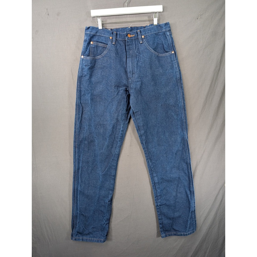 Wrangler Mens Cowboy Cut Relaxed Fit Jeans Blue 34x34 6188